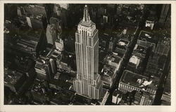 Empire State Building From the Air Postcard