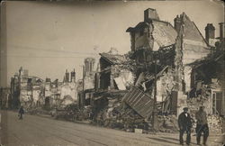 Bombed Buildings World War I Postcard Postcard Postcard