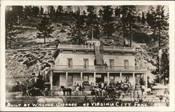 Built By Washoe Seeress of Virginia City Fame Nevada Postcard Postcard Postcard