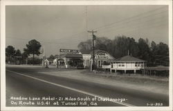 Meadow Lake Motel Tunnel Hill, GA Postcard Postcard Postcard