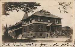 Large Building in Trees Belmont, CA Postcard Postcard Postcard