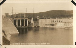 Comerford Dam Upstream Side of Fifteen Falls Lower Dey Waterford, VT Postcard Postcard Postcard