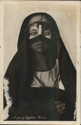 A Young Egyptian Woman Arab Postcard Postcard Postcard