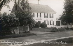 Birthplace of Samuel Osgood, First Postmaster General of the U.S. North Andover, MA Postcard Postcard Postcard