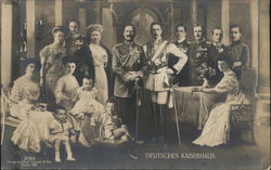 Deutches Kaiserhaus Royalty Postcard Postcard Postcard