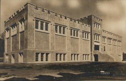 Municipal Building - Armory or School Postcard