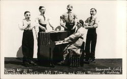 Barber Shop Quartet - Nettie and Alice Museum of Hobbies Beaumont, CA Postcard Postcard Postcard