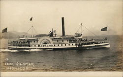 Lake Steamer "Horicon" Postcard