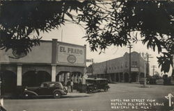 Hotel and Street View Postcard