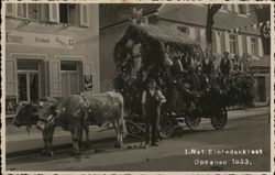 Nat. Eintedankfest Oppenau, Germany Postcard Postcard Postcard