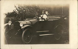 Man Behind the Wheel of Studebaker Convertible Cars Postcard Postcard Postcard