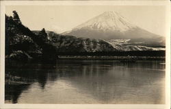 View of Mount Fuji From Lake Postcard