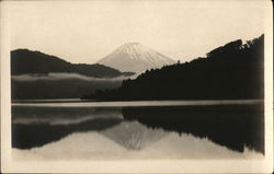 View of Mt. Fuji From Lake Japan Postcard Postcard Postcard