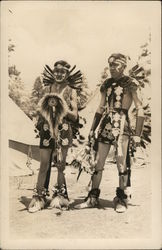 Two Indian Men Postcard