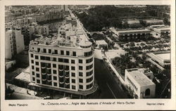 Angle des Avenues d'Amade et Mers-Sultan Postcard