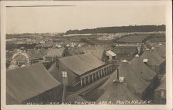 Marine Camp and Tented Area Camp Pontanezen, France Postcard Postcard Postcard