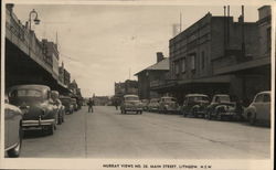 Main Street, N.S.W. Lithgow, NSW Australia Postcard Postcard Postcard