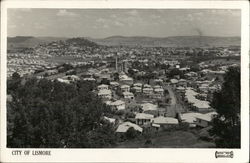 City of Lismore Overview Australia Postcard Postcard Postcard