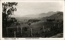 Gloucester from Mograni Australia Postcard Postcard Postcard