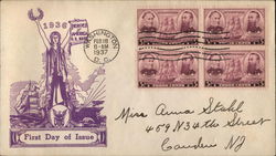 Heroes of America - U.S. Navy 1936 First Day Cover