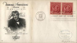 Famous Americans Series - Artists -James Abbot Mc Neil Whistler 1834-1903 First Day Cover