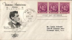 Honoring Augustus Saint-Gaudens First Day Cover