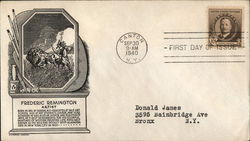 Frederic Remington - Artist First Day Cover