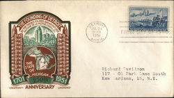 The Founding of Detroit in the State of Michigan First Day Covers First Day Cover First Day Cover First Day Cover