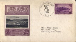 Puerto Rico Beautiful Isle of the Antilles - Territorial Possession of the United States First Day Cover