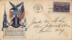 The States Ratify the Constitution 1788-1938 First Day Cover