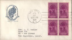 Sesquicentennial of Inauguration of Washington As First President First Day Cover