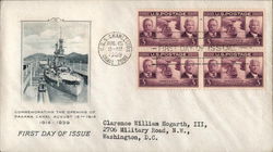 Commemorating the opening of Panama Canal August 15th 1914 - 1914-1939 First Day Cover