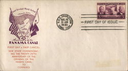 25th. Anniversary of the Panama Canal First Day Cover