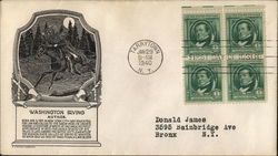 Washington Irving: Author First Day Cover