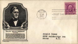 Ralph Waldo Emerson, Author First Day Cover