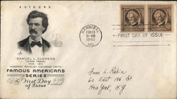 Samuel L. Clemens First Day Cover