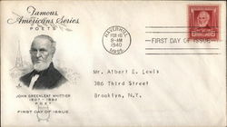 Famous Americans Series - Poets First Day Cover