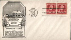 John Greenleaf Whittier Poet First Day Cover