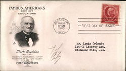 Famous Americans Series Educators First Day Cover