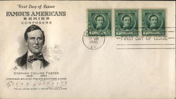 Stephen Collins Foster 1826-1864 First Day Covers First Day Cover First Day Cover First Day Cover