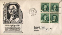 Gilbert Charles Stuart, Artist First Day Covers First Day Cover First Day Cover First Day Cover