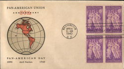 Pan-American Union 50th. Anniversary First Day Cover