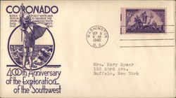 400th Anniversary of the Exploration of the Southwest First Day Covers First Day Cover First Day Cover First Day Cover