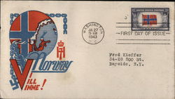 Norway Vi Vill Vinne! First Day Covers First Day Cover First Day Cover First Day Cover