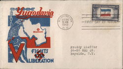 Yugoslavia Fights for Liberation First Day Cover