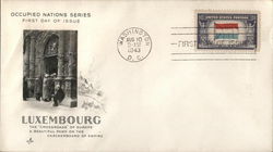 Occupied Nations Series - Luxembourg First Day Covers First Day Cover First Day Cover First Day Cover