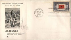 Albania - Occupied Nations Series First Day Cover