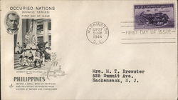 Philippines - Occupied Nations (Asiatic Series) First Day Cover