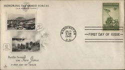 Battle Scenes of Iwo Jima First Day Cover