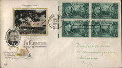 In Memoriam Franklin Delano Roosevelt First Day Covers First Day Cover First Day Cover First Day Cover